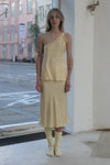 BASERANGE DYDINE Midi Skirt France BAS-SKDYM-VI-AU24-SFYH SKDYM Sophia Yellow
